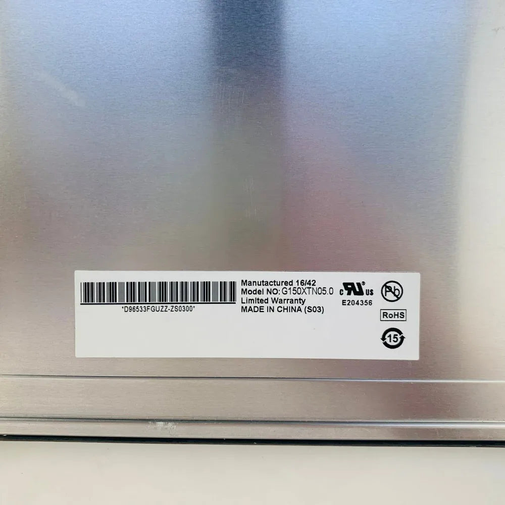 New G150XAN05.0 LCD Screen For Machine Panel Repair,Available&Stock Inventory
