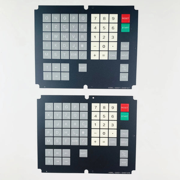 A98L-0001-0481#T A98L-0001-0481#M Membrane Film For  CNC Panel Repair,Stock Inventory