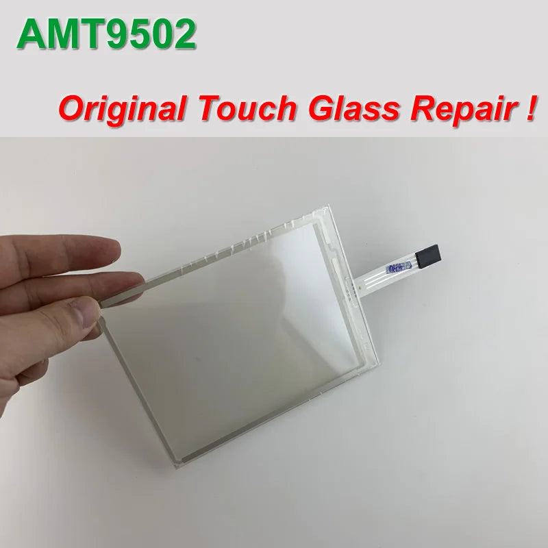 New AMT9502 AMT 9502 4 wire touch screen glass for Operation Panel Repair,Available&Stock Inventory
