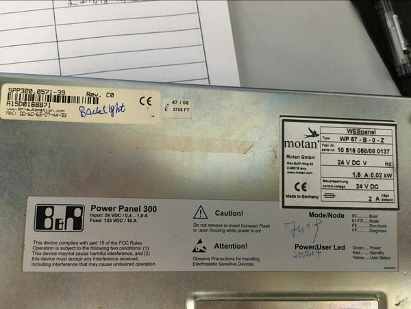 Brand new original B & R 5PP320.0571-39 touch screen touchpad outer screen