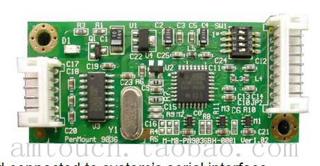In stock! New original PM9036 RS-232 touchscreen controller, 4,5,8-wire touchscreen control