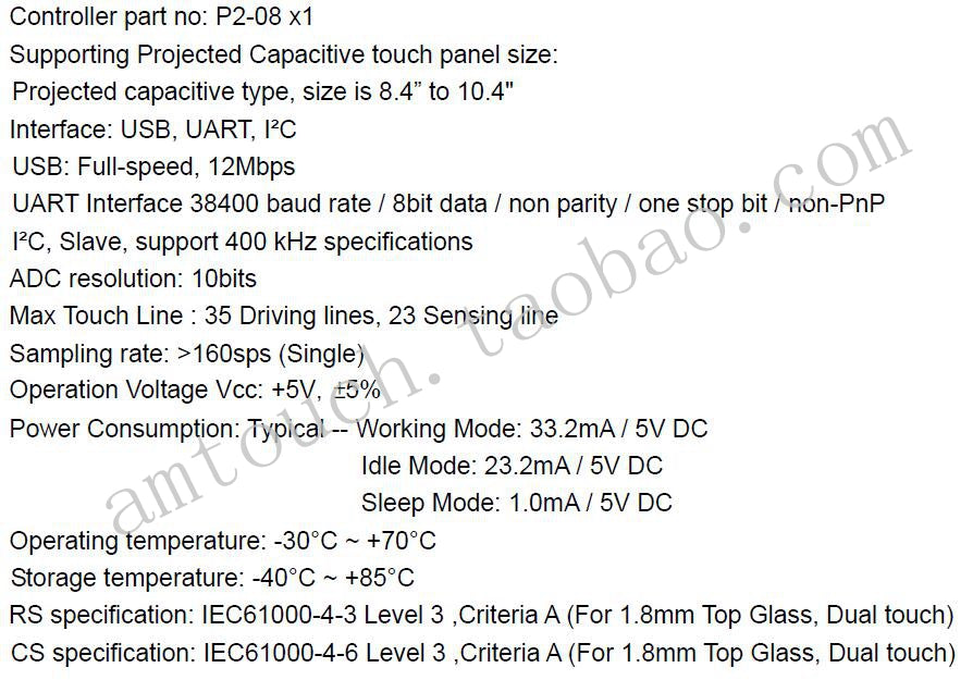New Original PM1310 AMT Capacitive Touch Screen Controller, PenMount PM1310-L1