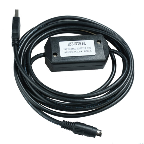 USB-SC09-FX,USB/RS422 interface for FX2N/FX1N/FX0/FX0S/FX1S/FX3U series PLC, 2.5 meters, FREE SHIPPING