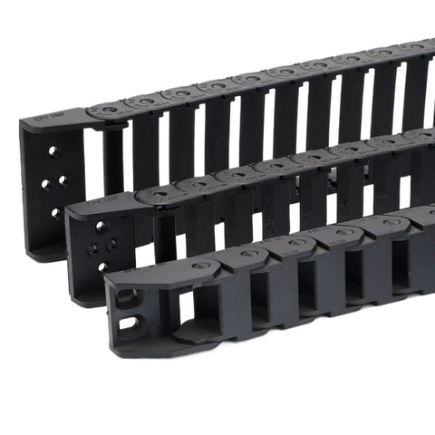 Cable Chain 15*15 15*20 15*30 15*40 15*50mm Semi-Enclosed Interior Opening Wire Transmission Carrier Plastic Drag Towline