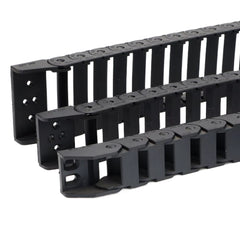 Cable Chain 15*15 15*20 15*30 15*40 15*50mm Semi-Enclosed Interior Opening Wire Transmission Carrier Plastic Drag Towline
