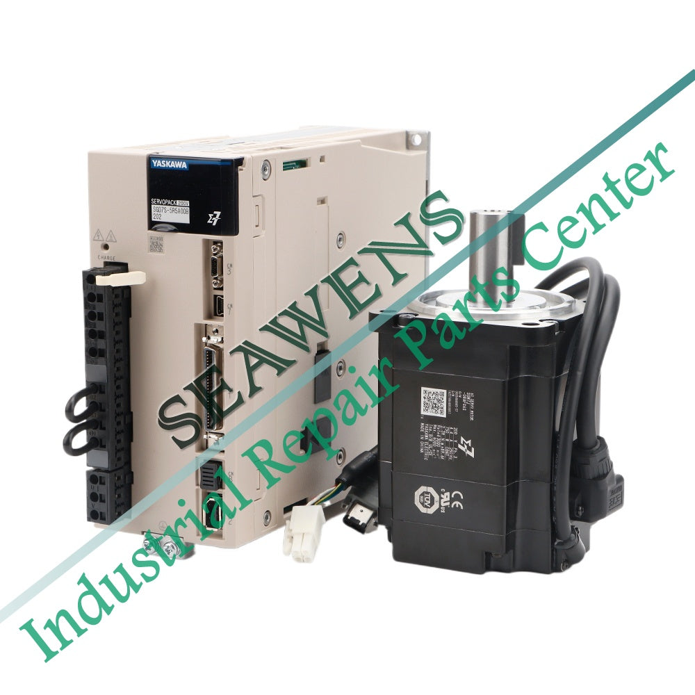 Yaskawa 50W-750W Servo Motor SGM7J-A5A 01A C2A 02A 04A 06A 08A and Driver SGD7S-R70A R90A 1R6A 2R8A 5R5A with Cable