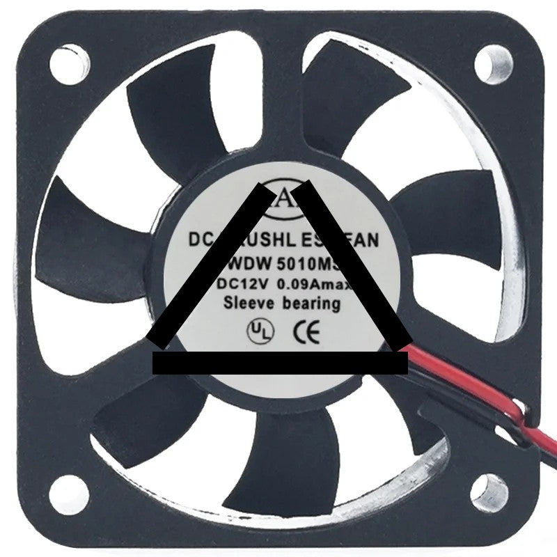 AAA WDW5010MS 12V 0.09A 2 Wires Axial Cooling Fan