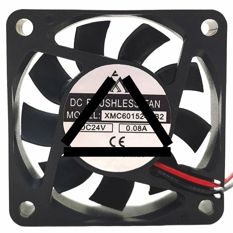AAA XMC601524HB2 DC 24V 0.08A 2 Wires DC Brushless Axial Cooling Fan