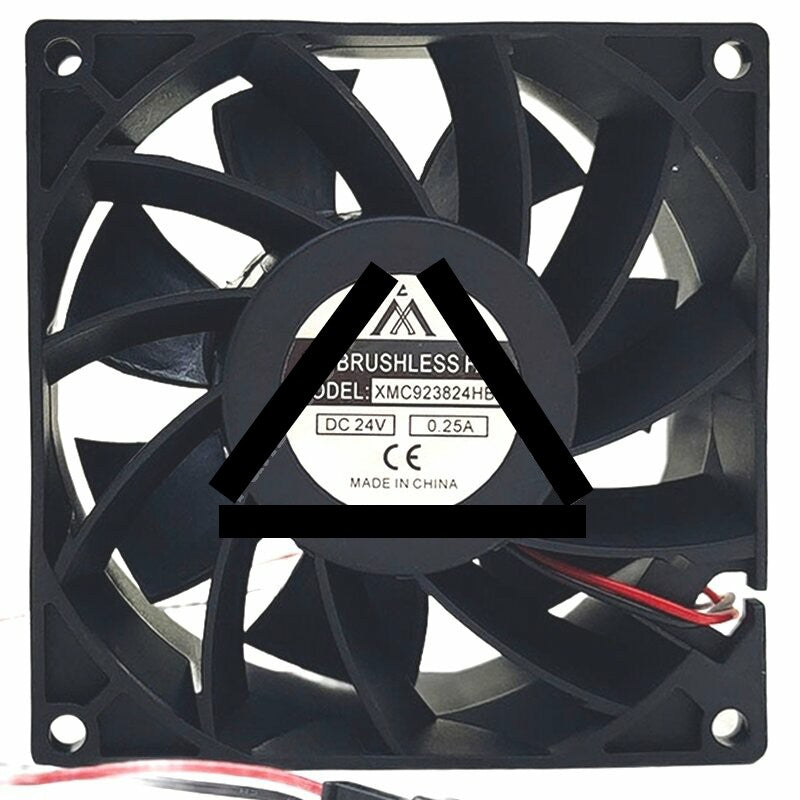 AAA XMC923824HB2 DC 24V 0.25A 2 Wires DC Brushless Axial Cooling Fan