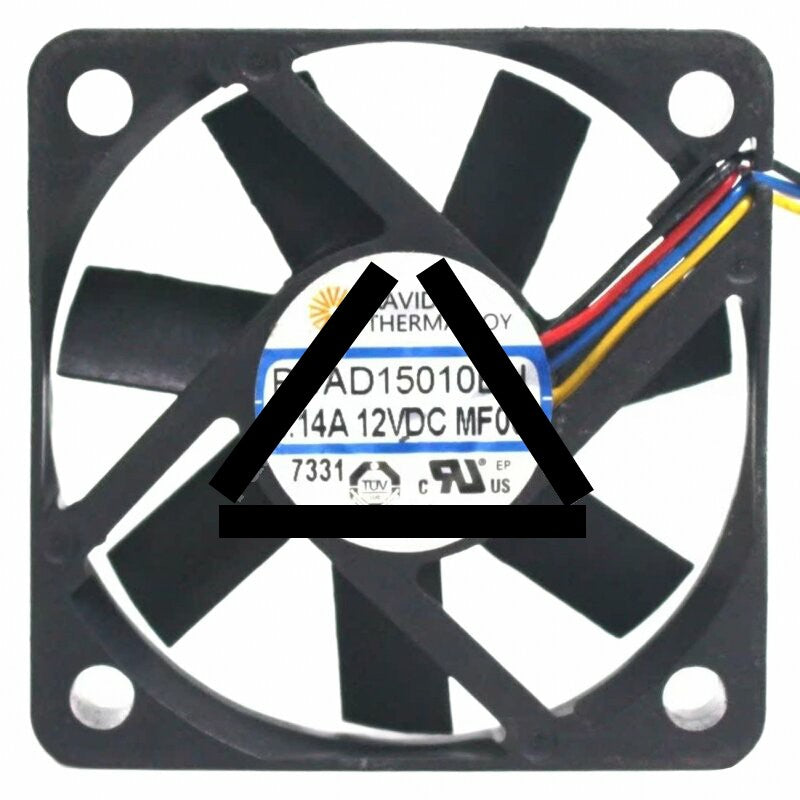 AAVID PSAD15010BH DC 12V 0.14A 4 Wires PWM Axial Cooling Fan