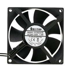 Ac 2V large air volume EC8025HB 8025 7W double ball 8CM exhaust fan