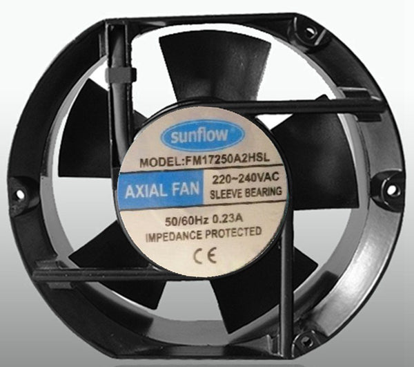 AC17250A2HSL round high temperature resistant 220V AC cooling fans