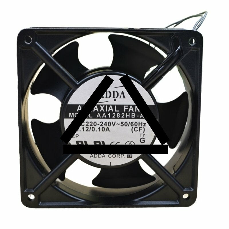 ADDA AA1282HB-AT AC 220-240V 0.12/0.10A 2 Wires Axial Cooling Fan