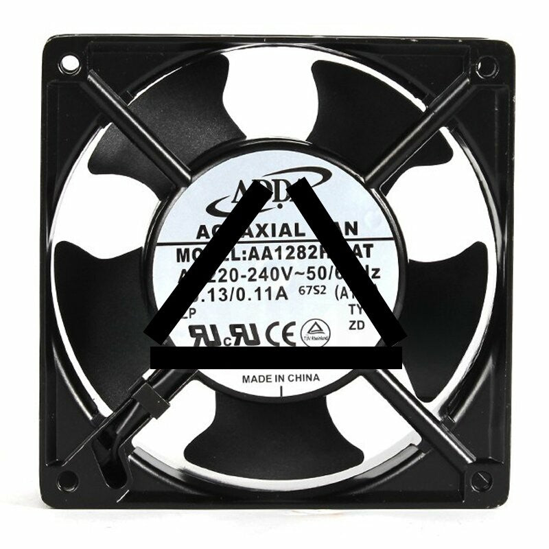 ADDA AA1282HS-AT AC 220-240V 0.13/0.11A 2 Wires Axial Cooling Fan