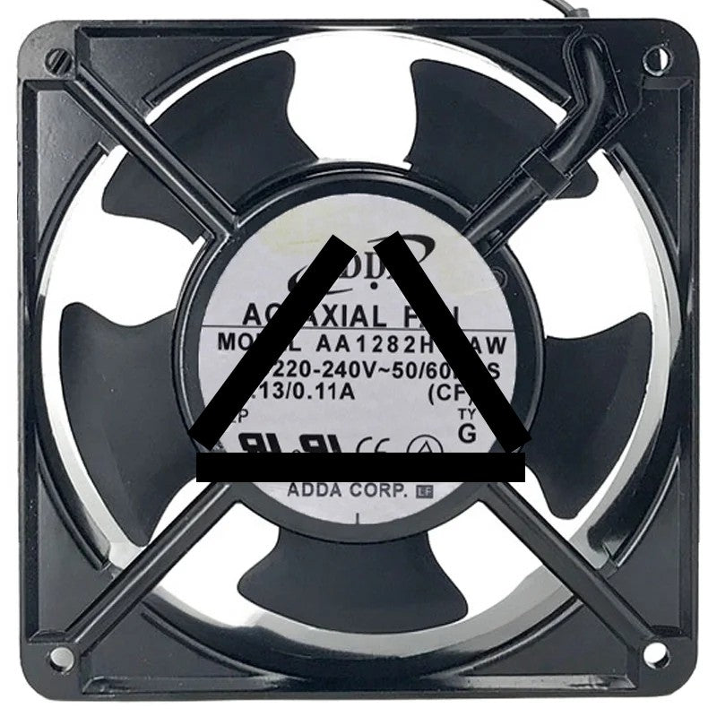 ADDA AA1282HS-AW 220-240V 0.13/0.11A 2 Wires Cooling Fan