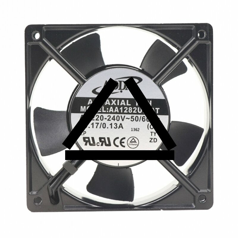 ADDA AA1282UB-AT AC 220V - 240V 0.17A / 0.13A Axial Plug Type Cooling Fan