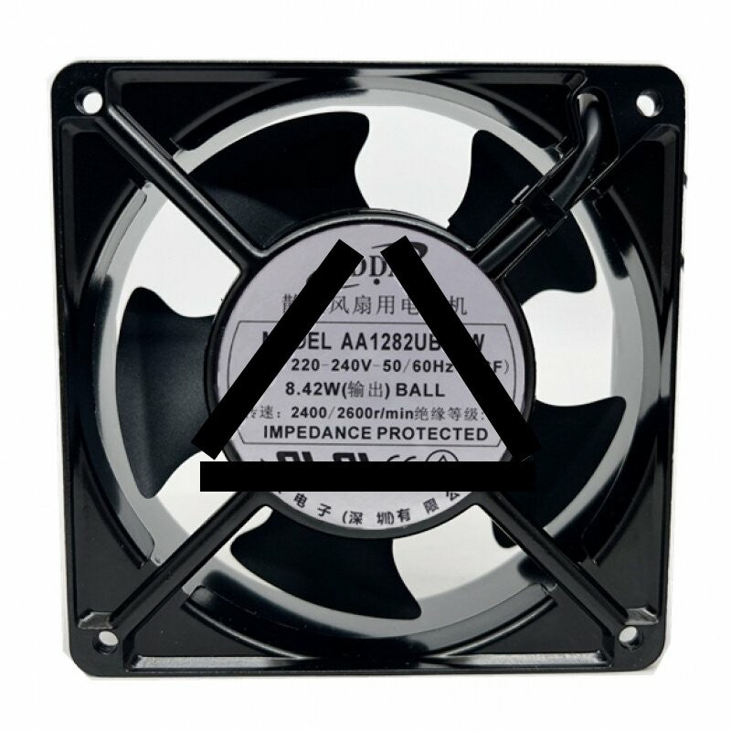 ADDA AA1282UB-AW AC 220-240V 8.42W 2 Wires Axial Cooling Fan
