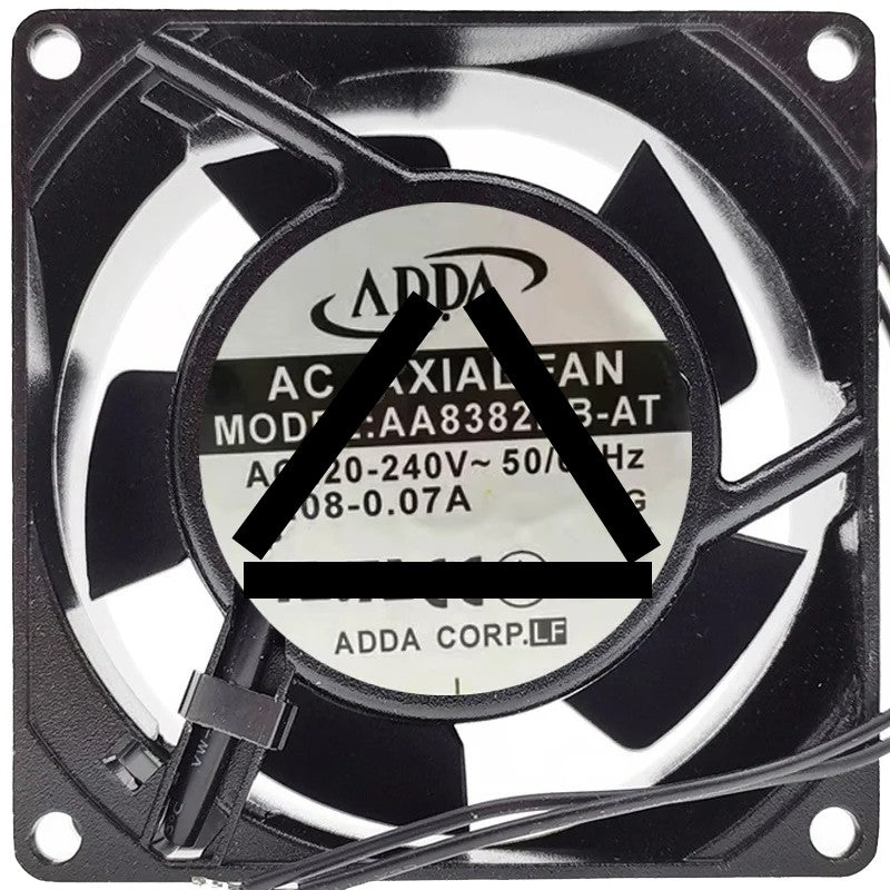 ADDA AA8382HB-AT 220-240V 0.08-0.07A 2 Wires Axial Cooling Fan