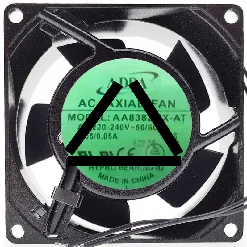 ADDA AA8382MX-AT AC 220-240V 0.05/0.05A 2 Wires HYPRO Bearing Cooling Fan