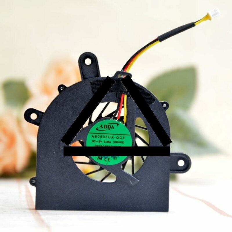 ADDA AB0505UX-QC3 DC 5V 0.35A 3 Wires Axial Cooling Fan