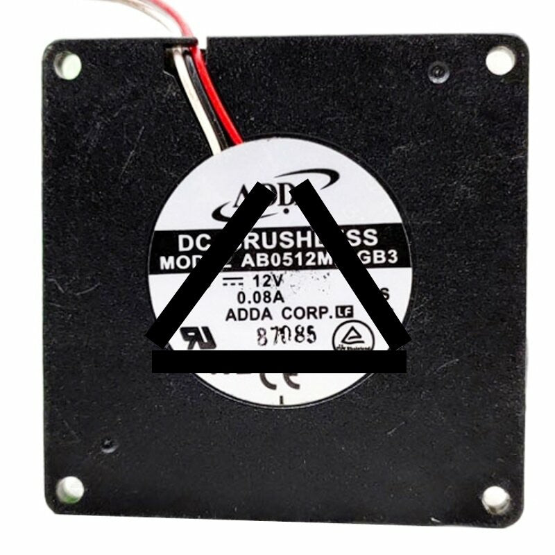ADDA AB0512MB-GB3 DC 12V 0.08A 2 Wires / 3 Wires Blower Cooling Fan