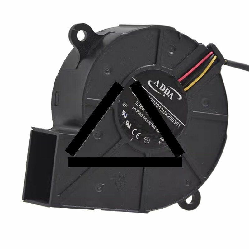 ADDA AB07012UX250301 DC 12V 0.55A 7025 Blower HYPRO Bearing Cooling Fan