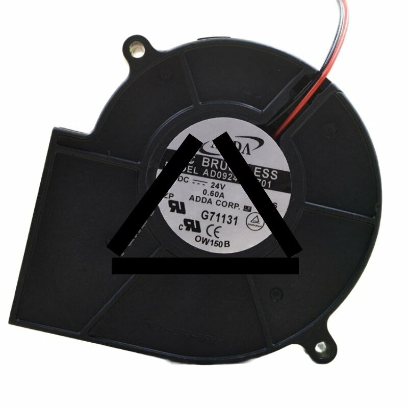 ADDA AB0924HB-Z01 DC 24V 0.60A 2 Wires / 3 Wires Blower Cooling Fan