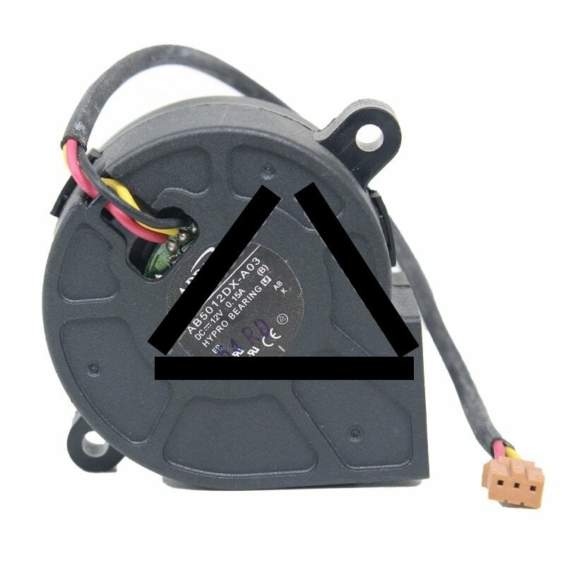 ADDA AB5012DX-A03 DC 12V 0.15A 3 Wires Blower Cooling Fan