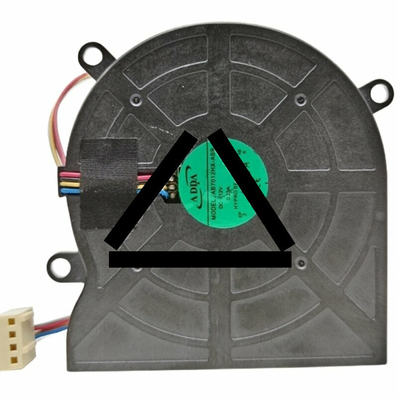 ADDA AB7012HX-ABB DC 12V 0.23A 7530 HYPRO Bearing Blower Cooling Fan