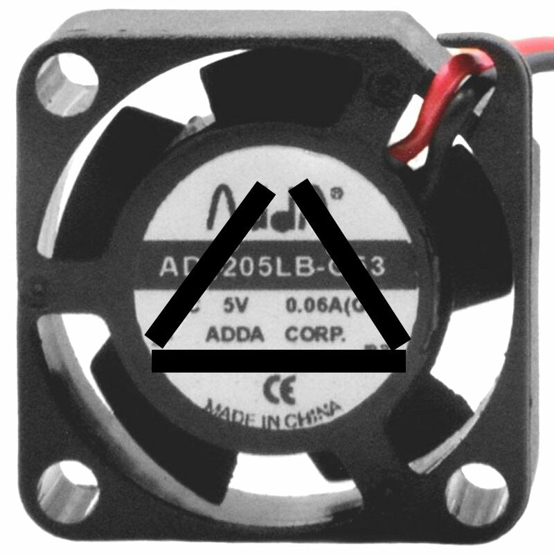 ADDA AD0205LB-G53 DC 5V 0.06A 2 Wires Axial Cooling Fan