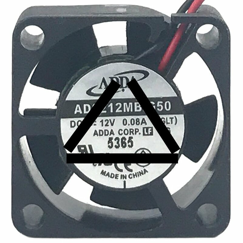 ADDA AD0212MB-G50 12V 0.08A 2 Wires Axial Cooling Fan