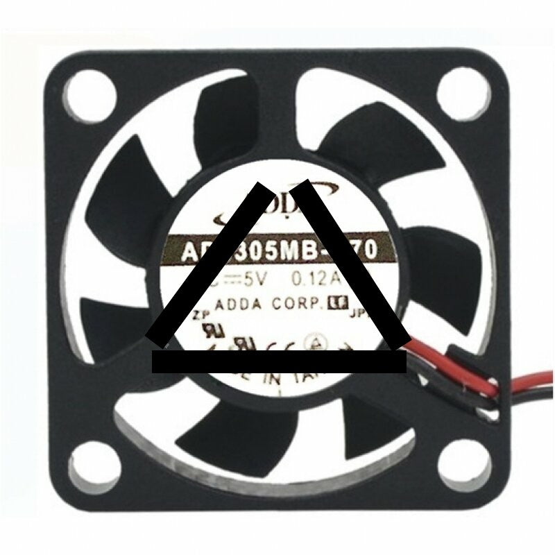 ADDA AD0305MB-K70 DC 5V 0.12A 2 Wires Axial Cooling Fan