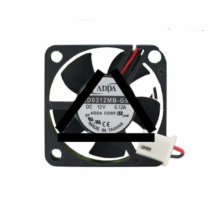 ADDA AD0312MB-G50 DC 12V 0.12A 2 Wires Axial Cooling Fan