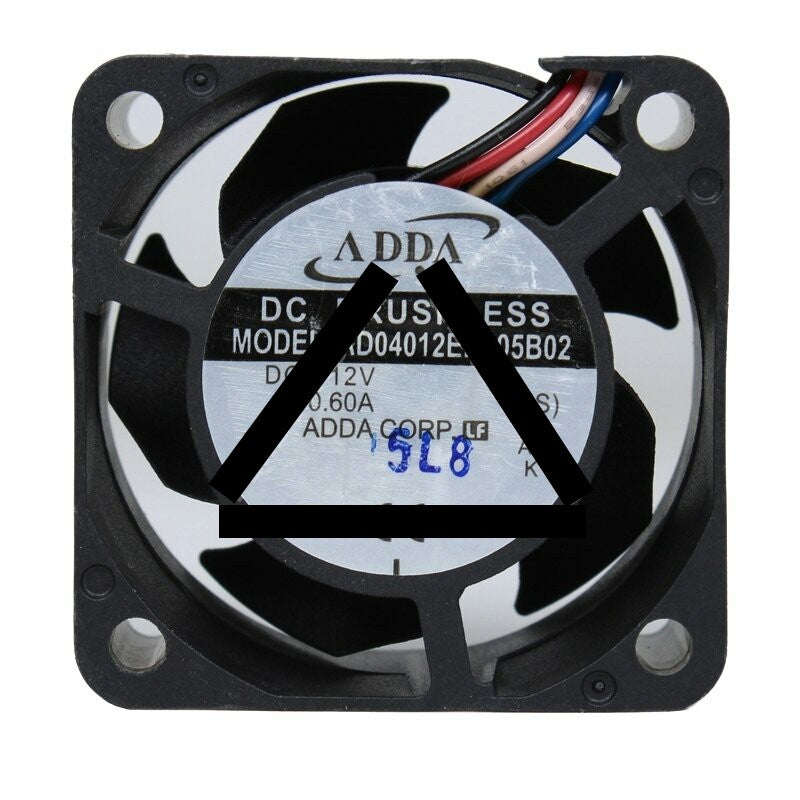 ADDA AD04012EB205B02 DC 12V 0.60A 4020 Axial Brushless Cooling Fan