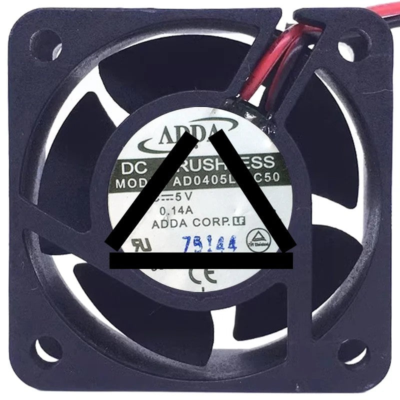 ADDA AD0405LB-C50 5V 0.14A DC Brushless 2 Wires Axial Cooling Fan