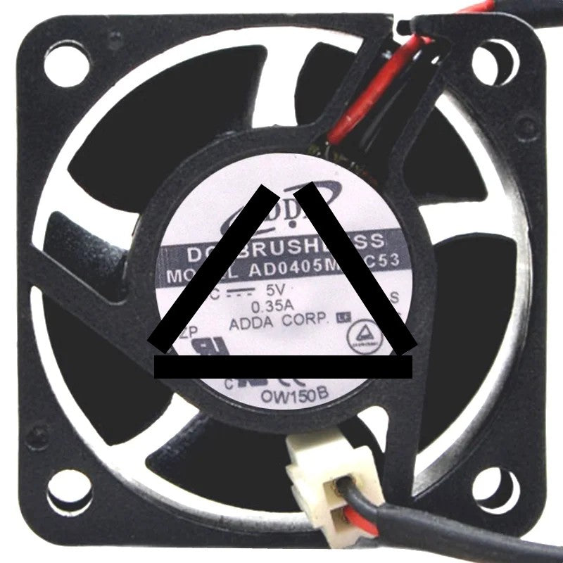 ADDA AD0405MB-C53 5V 0.35A 2 Wires Axial Cooling Fan