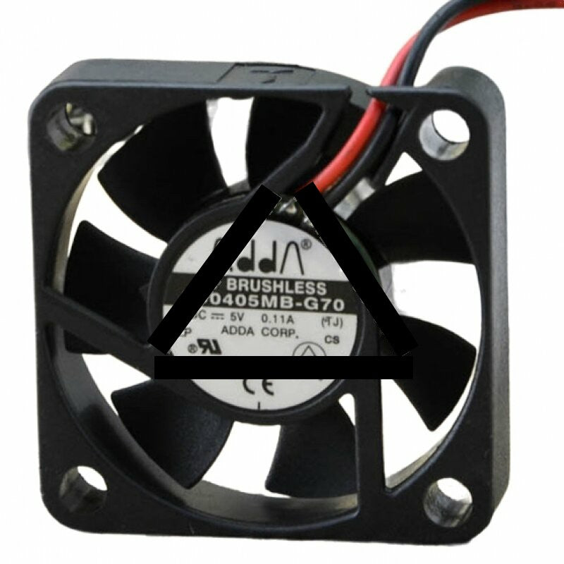 ADDA AD0405MB-G70 DC 5V 0.11A 2 Wires / 3 Wires Axial Cooling Fan