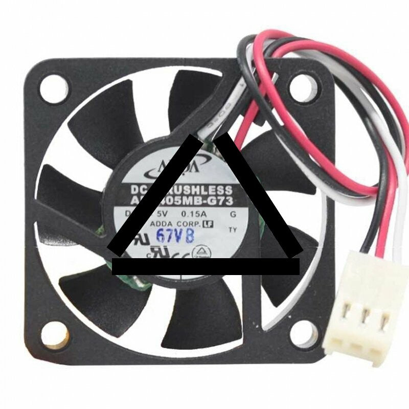 ADDA AD0405MB-G73 DC 5V 0.15A 3 Wires Axial Cooling Fan