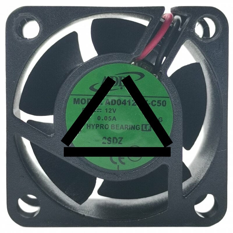 ADDA AD0412DX-C50 DC 12V 0.05A 2 Wires HYPRO Bearing Axial Cooling Fan