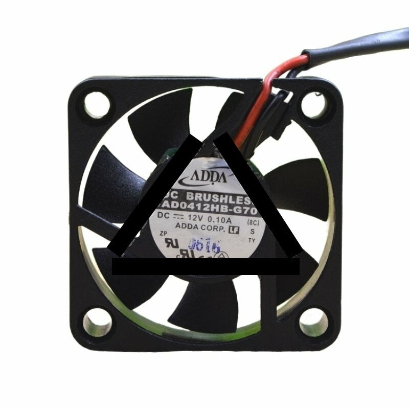 ADDA AD0412HB-G70 DC 12V 0.10A 2 Wires Axial Cooling Fan