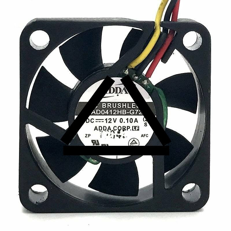 ADDA AD0412HB-G72 DC 12V 0.1A 2 Wires / 3 Wires Axial Cooling Fan