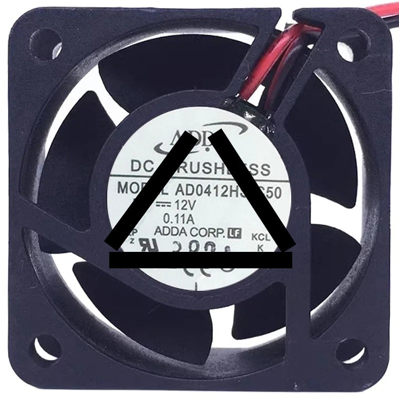 ADDA AD0412HS-C50 12V 0.11A DC Brushless 2 Wires Axial Cooling Fan