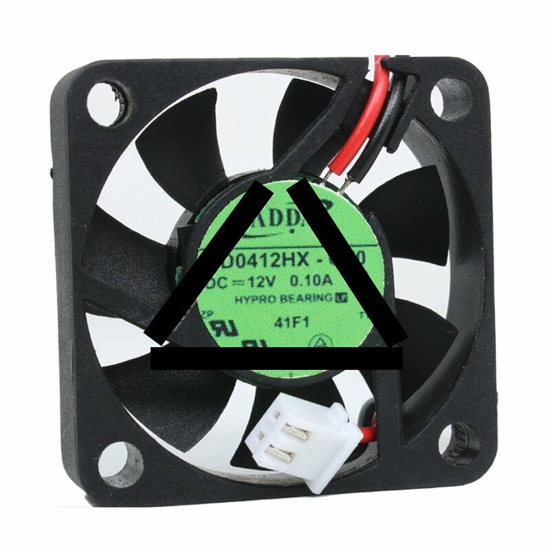 ADDA AD0412HX-G70 DC 12V 0.1A 2 Wires Axial Cooling Fan