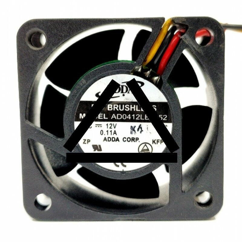 ADDA AD0412LB-C52 DC 12V 0.11A 2 Wires / 3 Wires Axial Cooling Fan