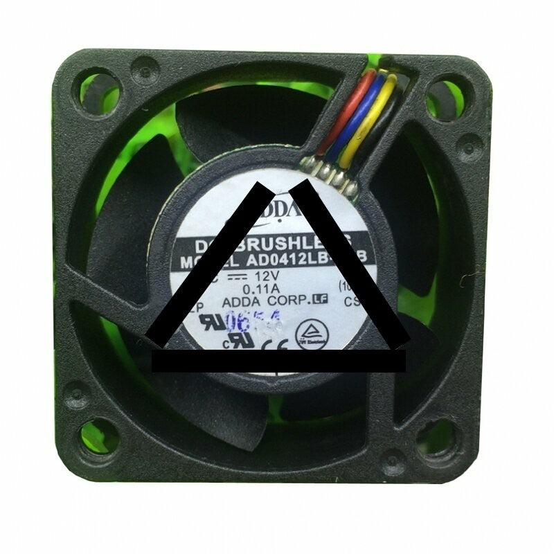 ADDA AD0412LB-C5B DC 12V 0.11A 2 Wires / 3 Wires / 4 Wires Axial Cooling Fan