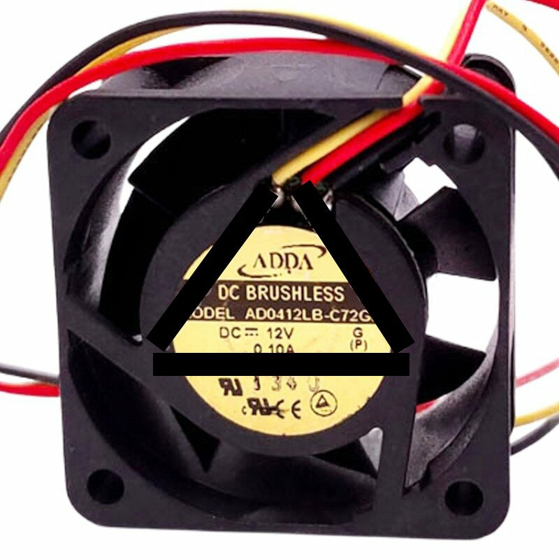 ADDA AD0412LB-C72GP DC 12V 0.10A 4010 Axial Brushless Cooling Fan