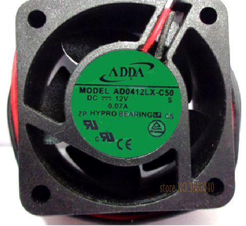 ADDA AD0412LX-C50 40*40*20mm 4cm 4020 DC 12V 0.07A Server Inverter cooling Fan