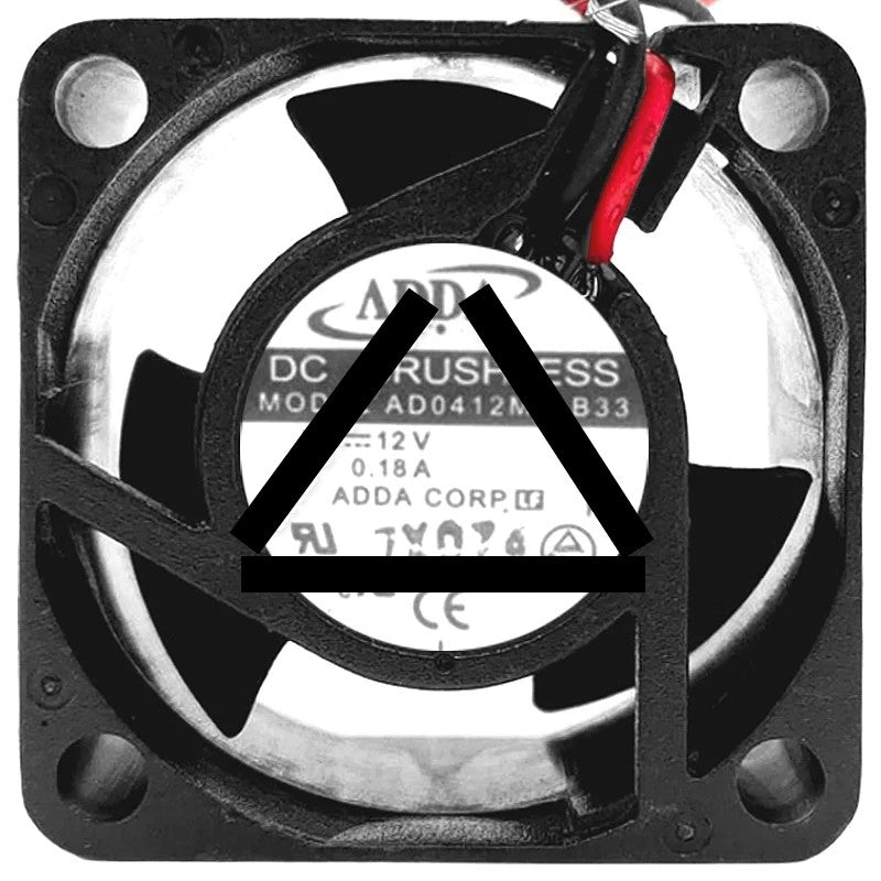 ADDA AD0412MB-B33 12V 0.18A DC Brushless 2 / 3 Wires Axial Cooling Fan
