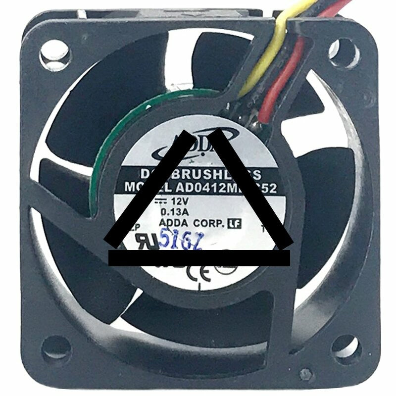 ADDA AD0412MB-C52 12V 0.13A DC Brushless Axial Fan