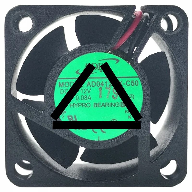 ADDA AD0412MX-C50 DC 12V 0.08A 2 Wires HYPRO Bearing Cooling Fan